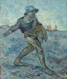The Sower (after Millet), 1889 by Vincent van Gogh | Canvas Print