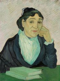 L'Arlésienne (Porträt von Madame Ginoux), 1890 von Vincent van Gogh | Leinwand Kunstdruck