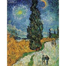 Road with Cypress and Star - Vincent van Gogh