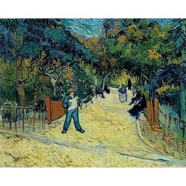 Entrance to the Public Garden in Arles - Vincent van Gogh