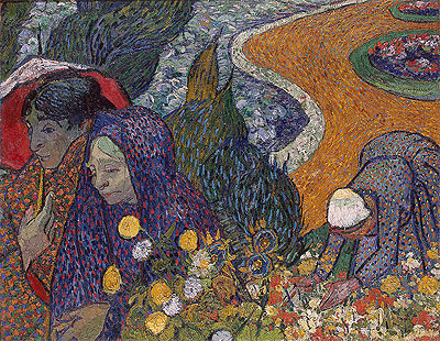 Memory of the Garden at Etten (Women of Arles), 1888 | Vincent van Gogh | Giclée Canvas Print