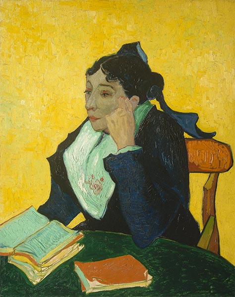 Die Arlesienne: Frau Joseph-Michel Ginoux, c.1888/89 | Vincent van Gogh | Giclée Leinwand Kunstdruck