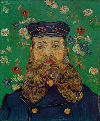 Postboten Joseph Roulin, 1889 | Vincent van Gogh | Giclée Leinwand Kunstdruck