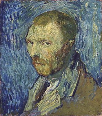 Self Portrait, 1889 | Vincent van Gogh | Giclée Leinwand Kunstdruck