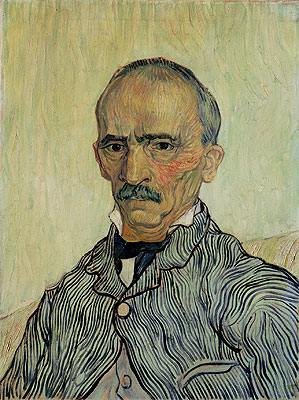 Portrait of Superintendant Trabuc in St. Paul's Hospital, 1889 | Vincent van Gogh | Giclée Leinwand Kunstdruck