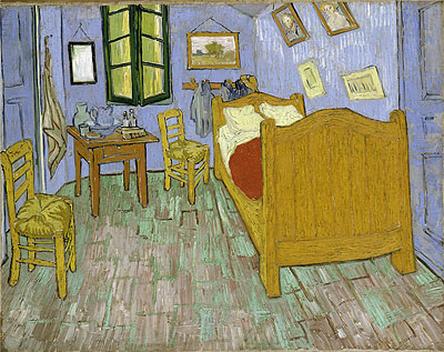 Vincent's Bedroom in Arles, 1889 | Vincent van Gogh | Giclée Leinwand Kunstdruck