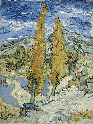 The Poplars at Saint-Remy, 1889 | Vincent van Gogh | Giclée Canvas Print