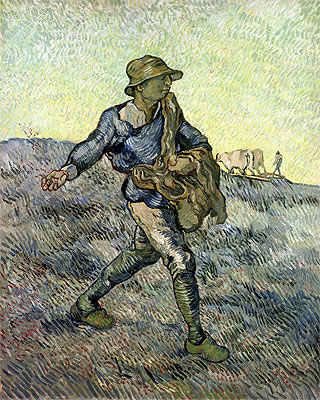 The Sower (after Millet), 1889 | Vincent van Gogh | Giclée Canvas Print