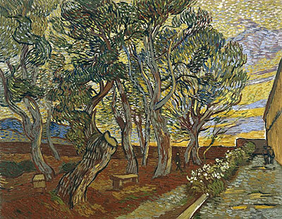 The Garden of Saint-Paul Hospital, 1889 | Vincent van Gogh | Giclée Canvas Print