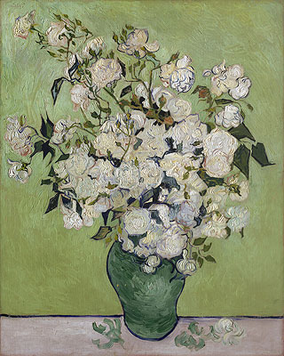 Vase of Roses, 1890 | Vincent van Gogh | Giclée Canvas Print