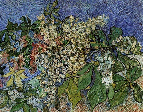Blühende Kastanienzweige, 1890 | Vincent van Gogh