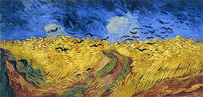 Wheat Field with Crows, 1890 | Vincent van Gogh | Giclée Leinwand Kunstdruck
