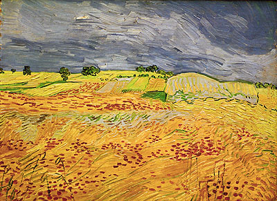 Plain at Auvers, July 1890 | Vincent van Gogh | Giclée Leinwand Kunstdruck