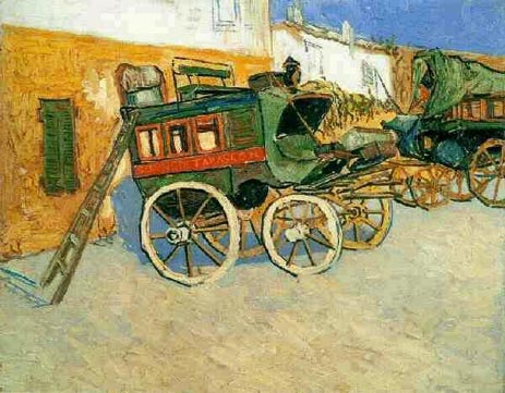 Die Postkutsche von Tarascon, 1888 | Vincent van Gogh