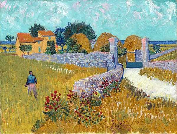 Farmhouse in Provence, 1888 | Vincent van Gogh | Giclée Canvas Print