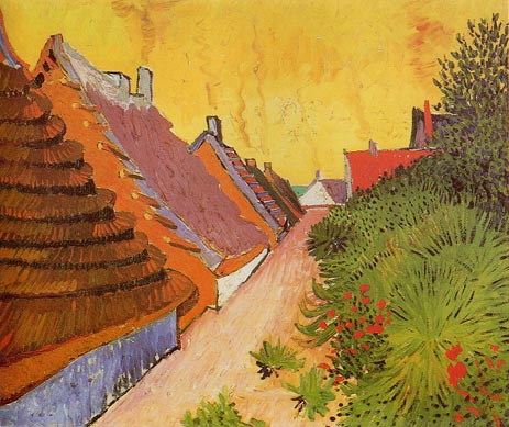 Straße in Saintes-Maries, 1888 | Vincent van Gogh
