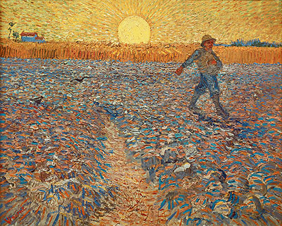 The Sower, 1888 | Vincent van Gogh | Giclée Leinwand Kunstdruck