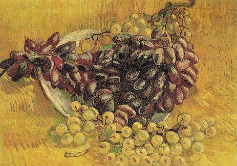 Still Life with Grapes, 1887 | Vincent van Gogh