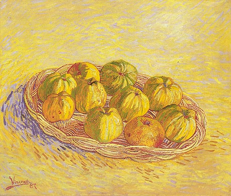 Still Life with Basket of Apples, 1887 | Vincent van Gogh | Giclée Canvas Print