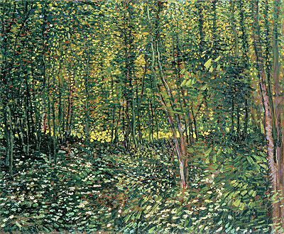Trees and Undergrowth, 1887 | Vincent van Gogh