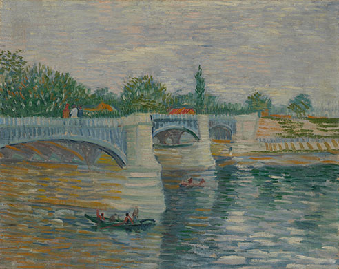 The Seine with the Pont de Clichy, 1887 | Vincent van Gogh