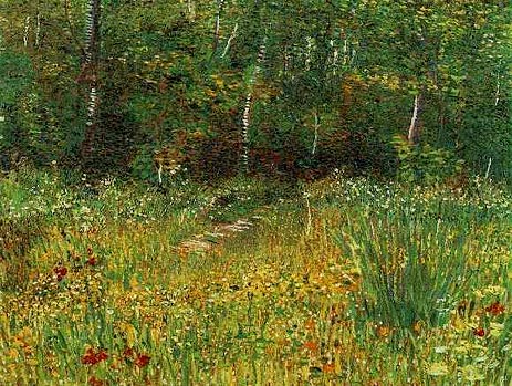 Vincent van Gogh | Park at Asnieres in Spring, 1887 | Giclée Canvas Print