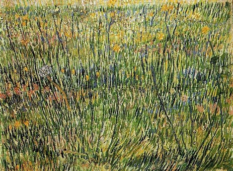 Pasture in Bloom, 1887 | Vincent van Gogh | Giclée Canvas Print