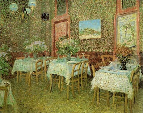 Vincent van Gogh | Interior of a Restaurant, 1887 | Giclée Canvas Print