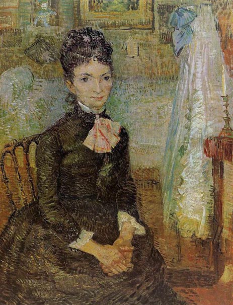 Porträt von Léonie Rose Charbuy-Davy, 1887 | Vincent van Gogh | Giclée Leinwand Kunstdruck