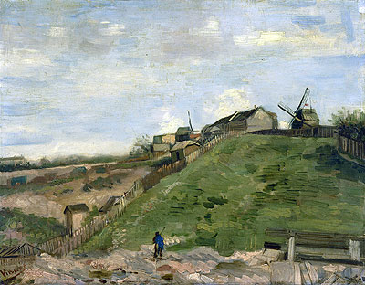 The Hill of Montmartre with Stone Quarry, 1886 | Vincent van Gogh | Giclée Canvas Print