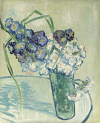 Carnations in a Vase. Auvers, 1890 | Vincent van Gogh | Giclée Leinwand Kunstdruck