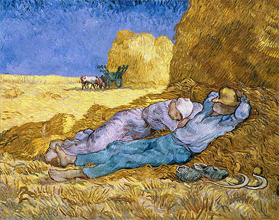 Vincent van Gogh | Noon (Rest from Work), 1890 | Giclée Canvas Print