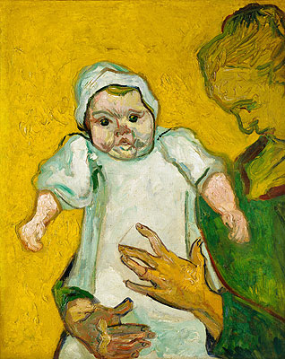 Madame Roulin and Her Baby, 1888 | Vincent van Gogh | Giclée Leinwand Kunstdruck