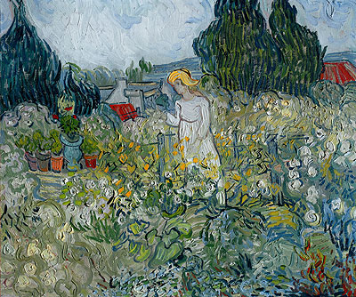 Marguerite Gachet in the Garden at Auvers-sur-Oise, 1890 | Vincent van Gogh | Giclée Canvas Print