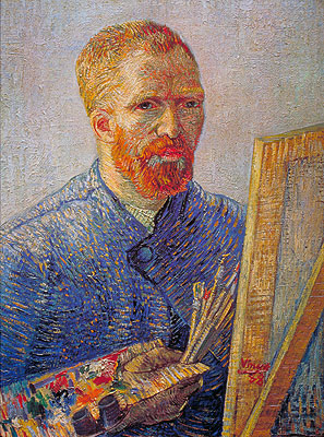 Self Portrait at the Easel, c.1887/88 | Vincent van Gogh | Giclée Canvas Print
