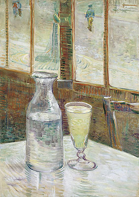 Café Table with Absinth, 1887 | Vincent van Gogh | Giclée Canvas Print