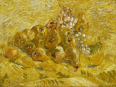 Vincent van Gogh | Quinces, Lemons, Pears and Grapes, 1887 | Giclée Canvas Print