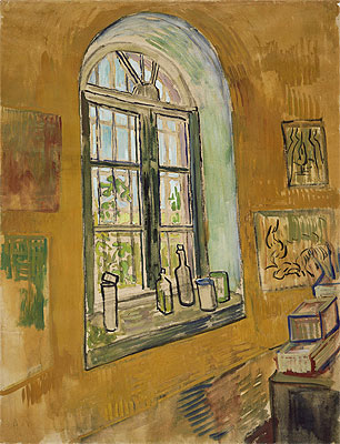 Window in the Studio, 1889 | Vincent van Gogh | Giclée Leinwand Kunstdruck