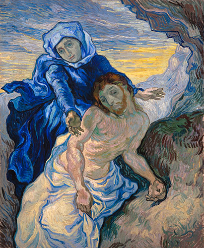 Pieta (after Delacroix), 1889 | Vincent van Gogh | Giclée Canvas Print