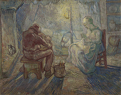 Nacht (nach Millet), 1889 | Vincent van Gogh