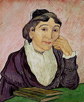 L'Arlesienne (Madame Ginoux), 1890 | Vincent van Gogh | Giclée Leinwand Kunstdruck