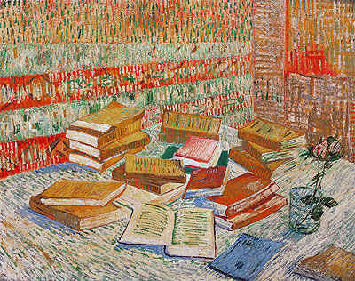 The Yellow Books (Parisian Novels), 1887 | Vincent van Gogh | Giclée Canvas Print