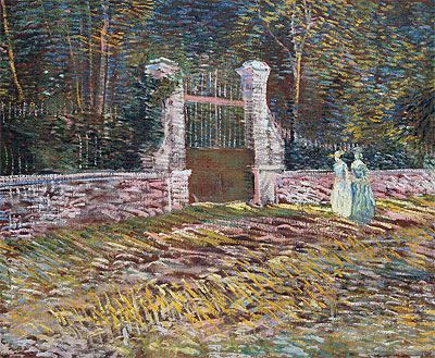 Entrance to the Voyer-d'Argenson Park at Asnieres, 1887 | Vincent van Gogh | Giclée Leinwand Kunstdruck