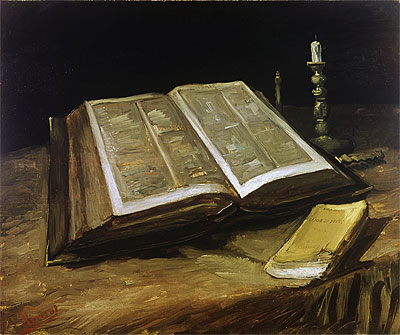 Still Life with Bible, 1885 | Vincent van Gogh | Giclée Canvas Print
