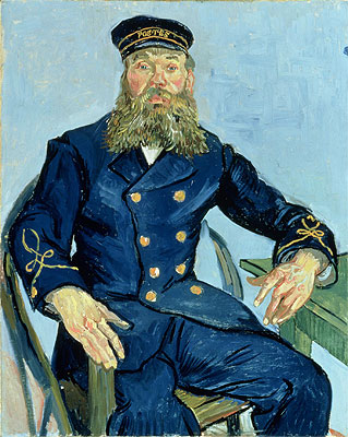 Postman Joseph Roulin, 1888 | Vincent van Gogh | Giclée Leinwand Kunstdruck