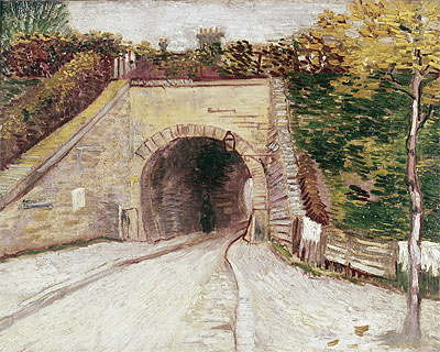 Roadway wtih Underpass (Tunnel through Hillside) | Vincent van Gogh | Giclée Canvas Print