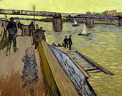Vincent van Gogh | The Bridge Trinquetaille in Arles, 1888 | Giclée Canvas Print