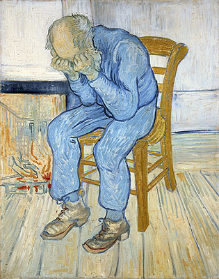 Old Man in Sorrow (On the Threshold of Eternity), 1890 | Vincent van Gogh | Giclée Leinwand Kunstdruck