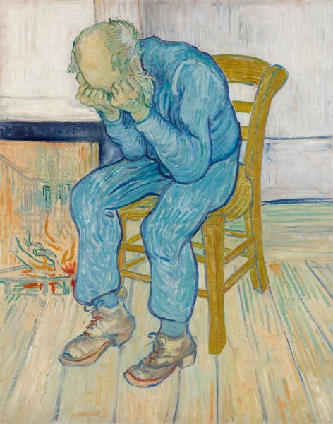 Alter Mann in Trauer (an der Schwelle der Ewigkeit), 1890 | Vincent van Gogh