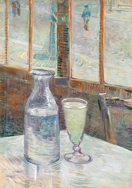 Cafétisch mit Absinth, 1887 | Vincent van Gogh